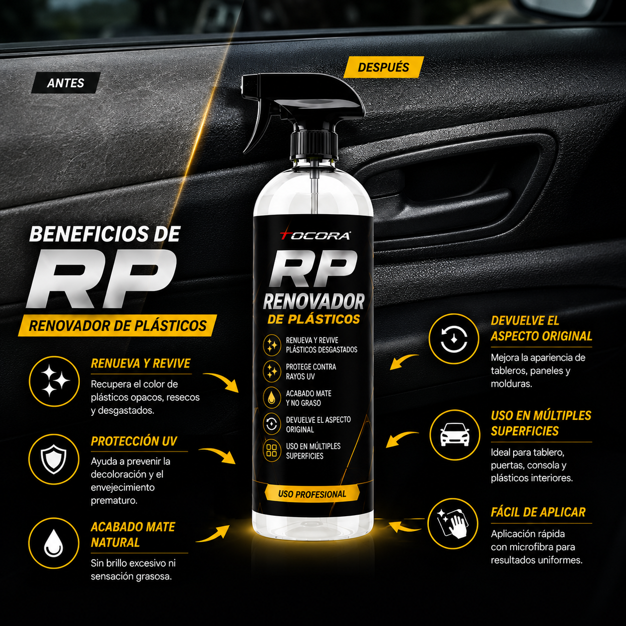 Rehidratador de Plásticos - Recupera su Color Original