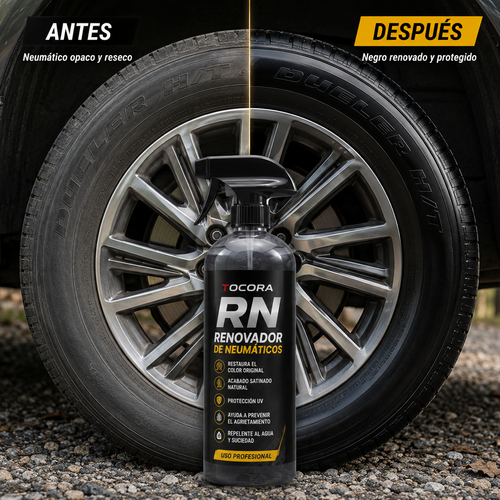 Revividor de Neumáticos - Negro Intenso y Duradero